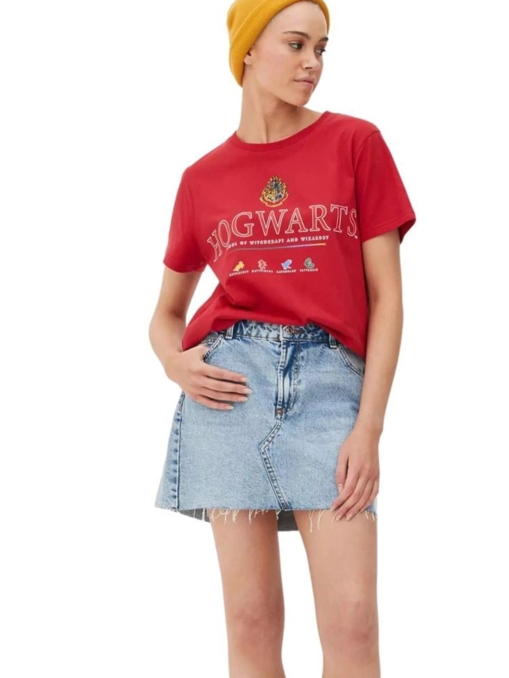 Red Graphic Tee - Women's Casual Crewneck